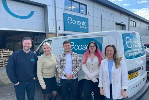 Ecosafe staff and branding