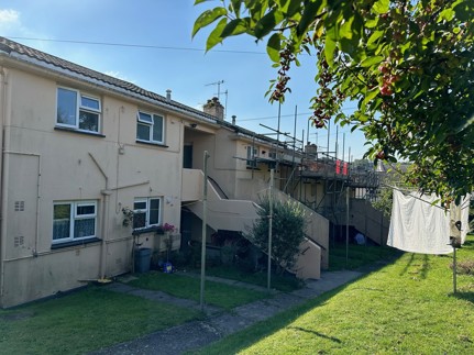 neat garden on Tregear Estate