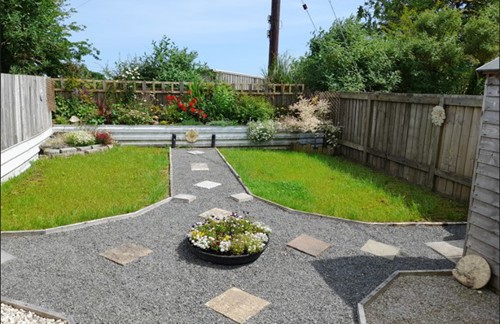 a different perspective of Natalie's garden