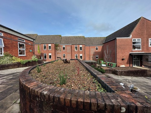 A photo of the new garden - ready for planting next Spring