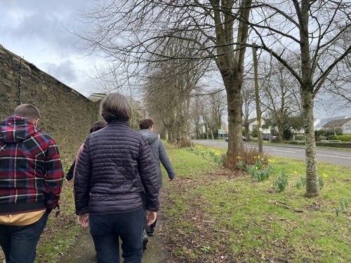 Staff walking