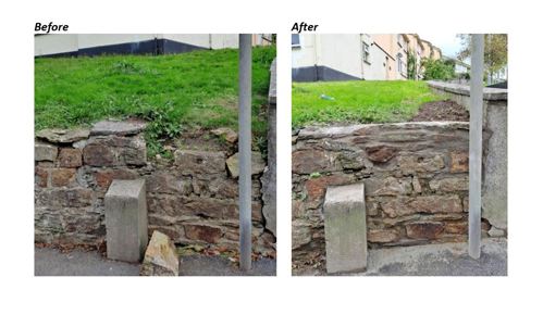 photo of mended wall