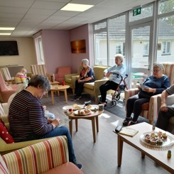 Residents enjoying Easter celebrations
