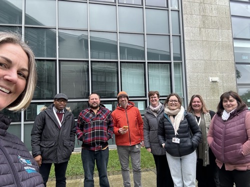 Staff charity miles walk