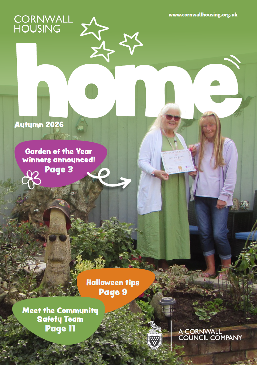 Image of Autumn Home Magazine Cover Cornwall Housing