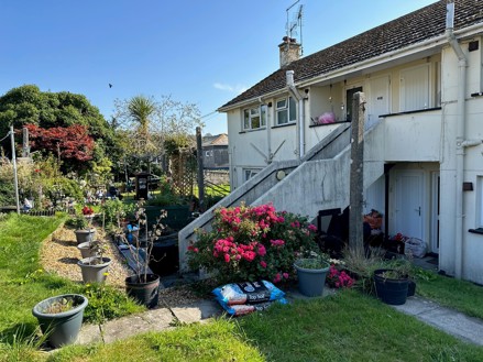 photo of tended garden on Tregear Estate