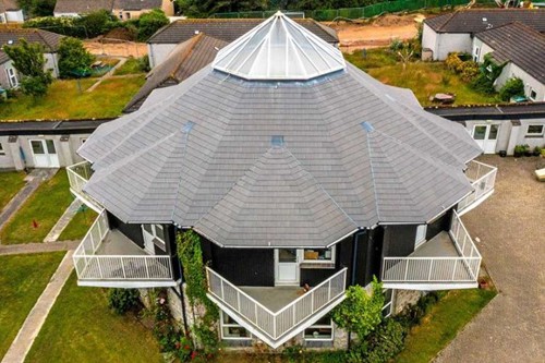Photo of the roof at White's Close